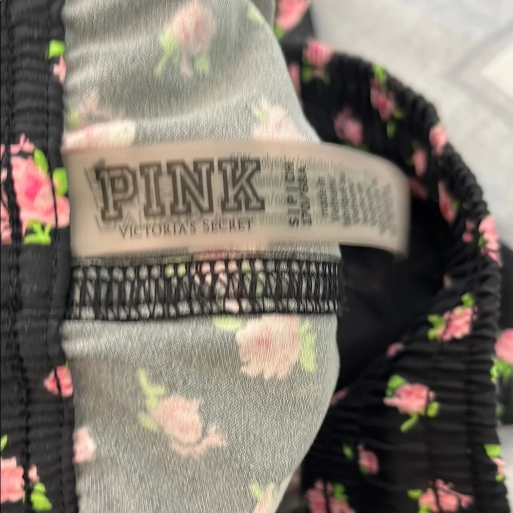 Victoria's Secret Black and Pink Athletic Shorts - Picture 2 of 8
